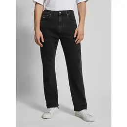 Tommy Jeans: Чёрные джинсы 