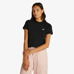 Tommy Jeans: Чёрная футболка 