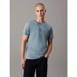 Calvin Klein Jeans: Зелёная футболка 