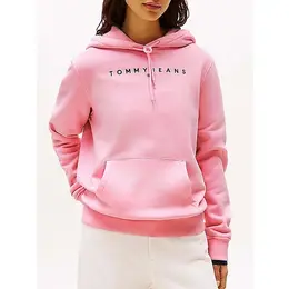 Tommy Jeans: Розовая толстовка 