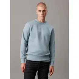 Calvin Klein Jeans: Голубой свитшот 