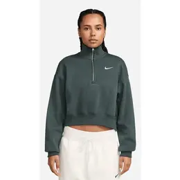 NIKE: Зелёный свитшот 