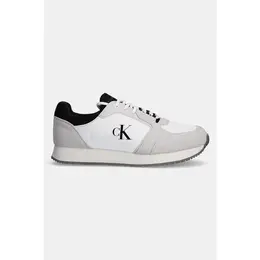 Calvin Klein Jeans: Белые кроссовки 