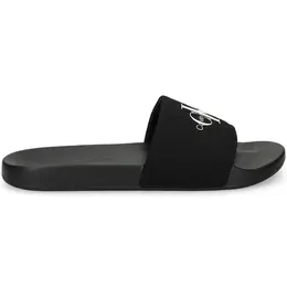 Calvin Klein Jeans: Чёрные шлёпанцы 