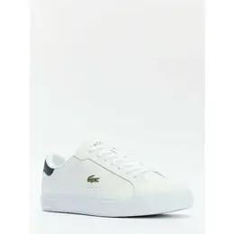 LACOSTE: Белые кеды 