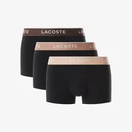 LACOSTE: Чёрные трусы 