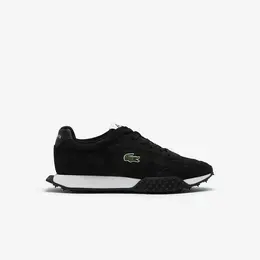 LACOSTE: Чёрные кроссовки 