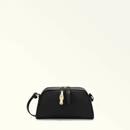 FURLA: Чёрная сумка 