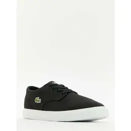 LACOSTE: Чёрные кеды 