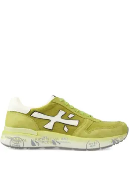 Premiata: Зелёные кроссовки  Mick