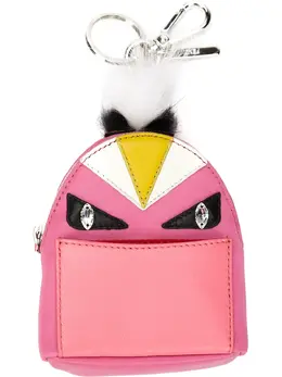 FENDI: Розовая сумка  Bag Bugs