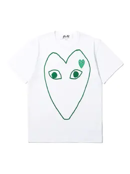 Comme Des Garçons Play: Футболка с принтом 