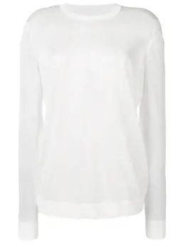 Maison Margiela: Белый свитер 
