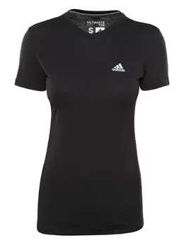 adidas: Чёрная футболка 