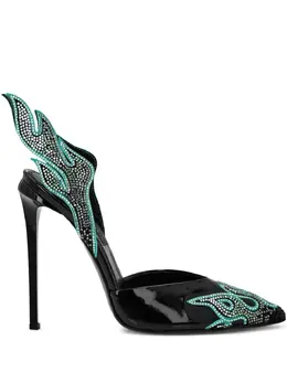 Philipp Plein: Чёрные туфли  Flame