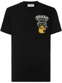 Philipp Plein: Чёрная футболка  Gothic