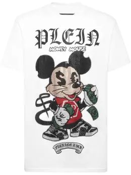 Philipp Plein: Белая футболка  Money