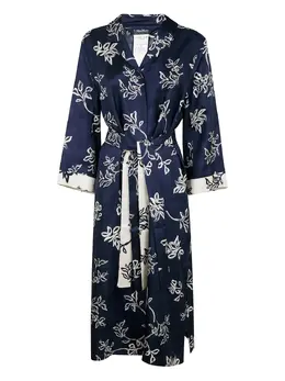 'S Max Mara: Платье с растительным принтом 