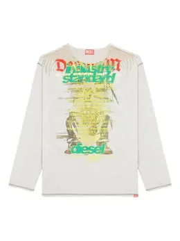 Diesel: Белая футболка 
