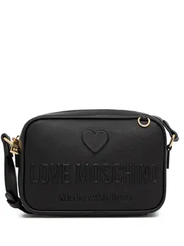 Love Moschino: Чёрная сумка через плечо 