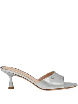 Gianvito Rossi: Серебристые сандалии 