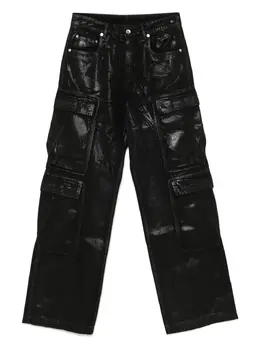Rick Owens DRKSHDW: Чёрные джинсы  Cargo