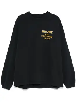 RHUDE: Футболка с принтом 