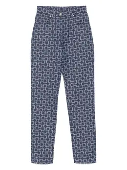 Givenchy: Жаккардовые джинсы 