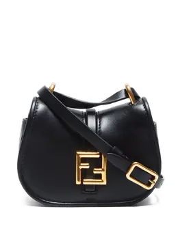Fendi Pre-Owned: Чёрная сумка через плечо 