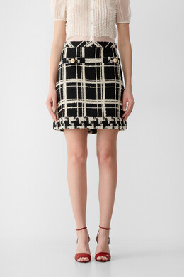 Valentino: Твидовая юбка 