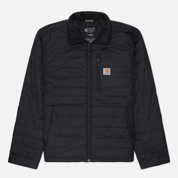 Carhartt: Чёрный пуховик 