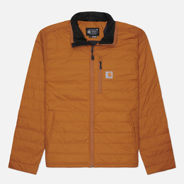 Carhartt: Коричневый пуховик 