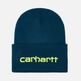 Carhartt: Синяя шапка 