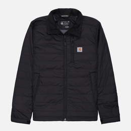Carhartt: Чёрный пуховик 