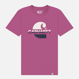 Carhartt: Розовая футболка 