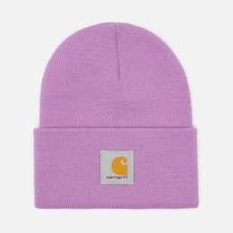 Carhartt: Фиолетовая шапка 