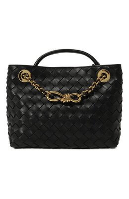 Bottega Veneta: Чёрная сумка 