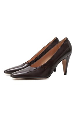 Gianvito Rossi: Бордовые туфли 