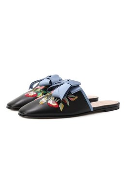 Valentino: Чёрные сабо 