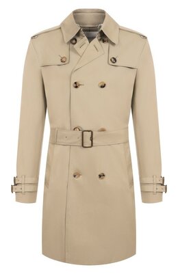 Burberry: Хлопковый плащ 