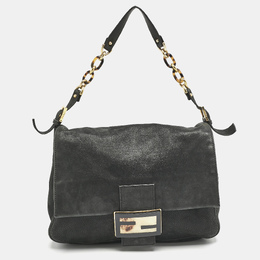 Fendi: Чёрная сумка  Forever