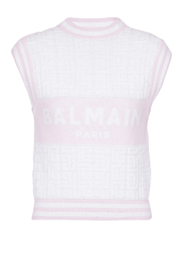 BALMAIN: Белый топ 