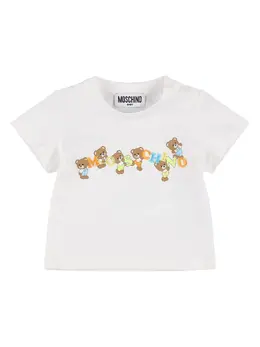 MOSCHINO: Хлопковая футболка 