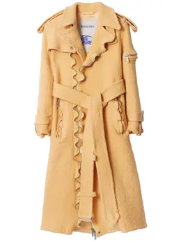 Burberry: Плащ из шерсти 