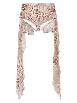 Blumarine: Коричневые шорты 