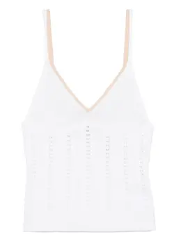 Blumarine: Трикотажная майка 