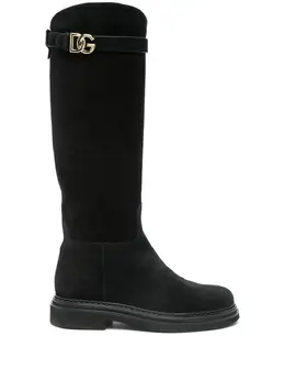 Dolce & Gabbana Pre-Owned: Чёрные ботинки 