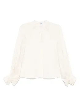 Filippa K: Блуза с воротником-стойкой 