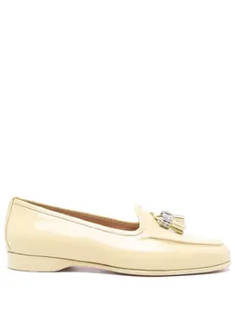 Santoni: Жёлтые лоферы 