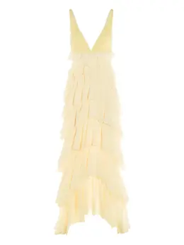 Elisabetta Franchi: Многослойное платье 